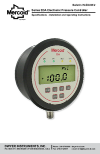 Thumbnail of document Manual - EDA Electronic Pressure Controller